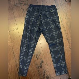 Zara Blue Plaid Mens Pant Size M. Great Condition. Inseam
